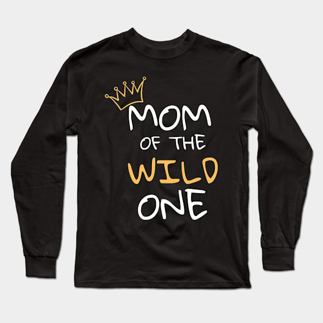 Mom of one year old 1st birthday Long Sleeve T-Shirt by Life of an Accountant